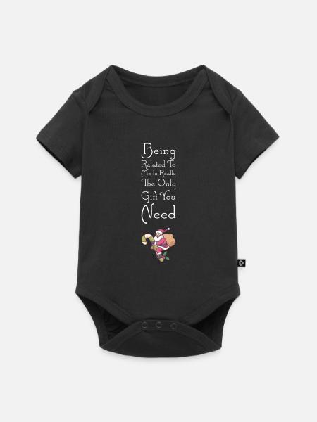 front 57511606848196513 - Baby Premium Kurzarmbody - Schwarz
