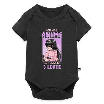 front 23881646816988515 - Baby Premium Kurzarmbody - Schwarz - Vorne