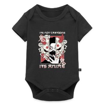 ANIME BOYS2 ITSNORCARTOONSITANIME - Baby Premium short-sleeve bodysuit - black - Front