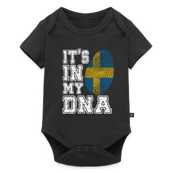 DNA Sweden - Baby Premium Kurzarmbody - Schwarz - Vorne