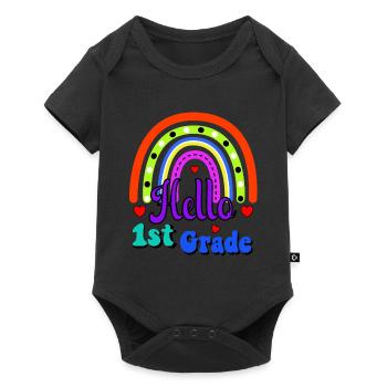 Hello 1st Grade Back To School First Day - Baby Premium short-sleeve bodysuit - black - Front