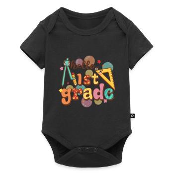 Hello 1st Grade Back To School First Day - Baby Premium short-sleeve bodysuit - black - Front