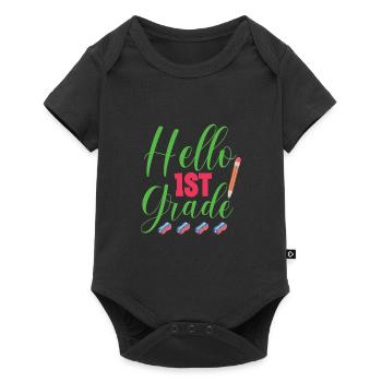 Hello 1st Grade Back To School First Day - Baby Premium short-sleeve bodysuit - black - Front