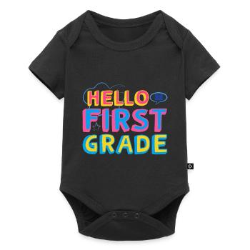 Hello 1st Grade Back To School First Day - Baby Premium short-sleeve bodysuit - black - Front
