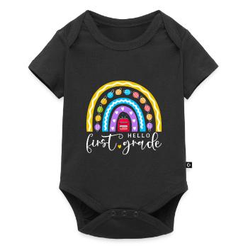 Hello 1st Grade Back To School First Day - Baby Premium short-sleeve bodysuit - black - Front