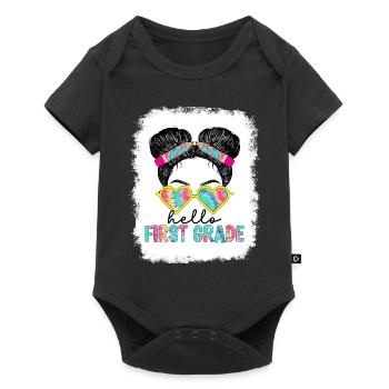 Hello 1st Grade Back To School First Day - Baby Premium short-sleeve bodysuit - black - Front