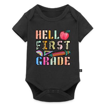 Hello 1st Grade Back To School First Day - Baby Premium short-sleeve bodysuit - black - Front