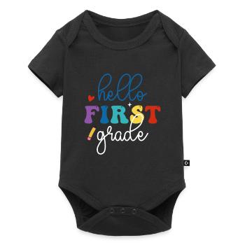 Hello 1st Grade Back To School First Day - Baby Premium short-sleeve bodysuit - black - Front