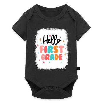 Hello 1st Grade Back To School First Day - Baby Premium short-sleeve bodysuit - black - Front