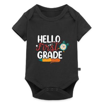 Hello 1st Grade Back To School First Day - Baby Premium short-sleeve bodysuit - black - Front