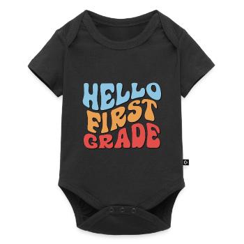 Hello 1st Grade Back To School First Day - Baby Premium short-sleeve bodysuit - black - Front