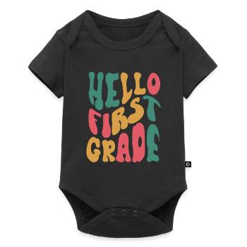 Hello 1st Grade Back To School First Day - Baby Premium short-sleeve bodysuit - black - Front