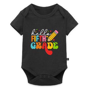 Hello 1st Grade Back To School First Day - Baby Premium short-sleeve bodysuit - black - Front