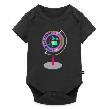 Zweite Klasse Rainbow Girls Jungen Lehrerteam 2. - Baby Premium Kurzarmbody - Schwarz - Vorne