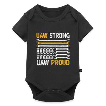 UAW fort UAW Proud Union Pride UAW Laborer - Body à manches courtes Premium Bébé - noir - Devant