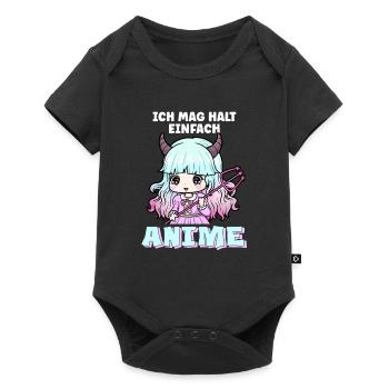 front 36961647183802098 - Baby Premium Kurzarmbody - Schwarz - Vorne