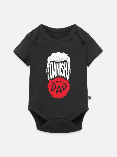 Danish Dad - Baby Premium Kurzarmbody - Schwarz