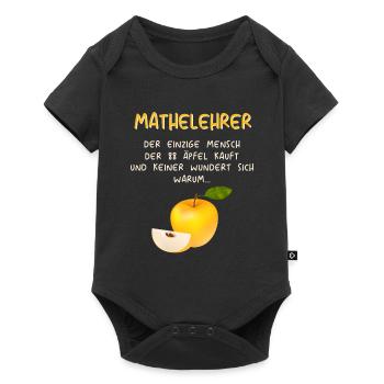 Mathematiker Mathematik Mathe Examen Lehramt - Baby Premium Kurzarmbody - Schwarz - Vorne