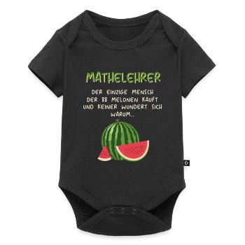 Mathematiker Mathematik Mathe Examen Lehramt - Baby Premium Kurzarmbody - Schwarz - Vorne