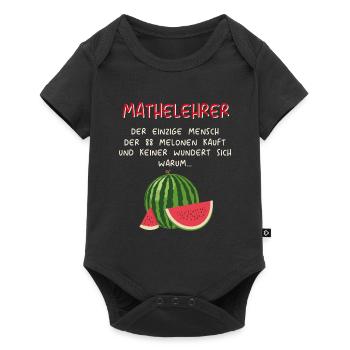 Mathematiker Mathematik Mathe Examen Lehramt - Baby Premium Kurzarmbody - Schwarz - Vorne