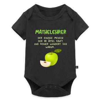 Mathematiker Mathematik Mathe Examen Lehramt - Baby Premium Kurzarmbody - Schwarz - Vorne
