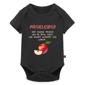 Mathematiker Mathematik Mathe Examen Lehramt - Baby Premium Kurzarmbody - Schwarz - Vorne