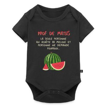 Mathematiker Mathematik Mathe Examen Lehramt - Baby Premium Kurzarmbody - Schwarz - Vorne