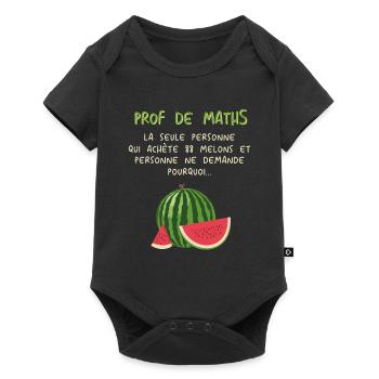 Mathematiker Mathematik Mathe Examen Lehramt - Baby Premium Kurzarmbody - Schwarz - Vorne