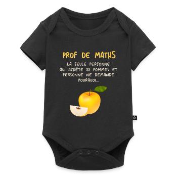Mathematiker Mathematik Mathe Examen Lehramt - Baby Premium Kurzarmbody - Schwarz - Vorne