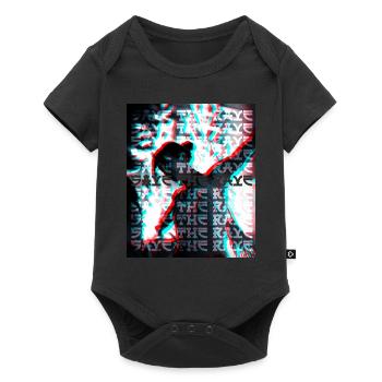 Techno Aesthetic Goth Japan Save The Rave - Baby Premium Kurzarmbody - Schwarz - Vorne