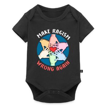 Droits de la femme 6 - Body à manches courtes Premium Bébé - noir - Devant