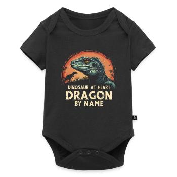 Bearded Dragon Bartagame - Baby Premium short-sleeve bodysuit - black - Front
