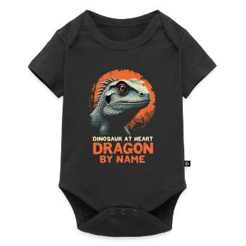 Bearded Dragon Bartagame - Baby Premium short-sleeve bodysuit - black - Front