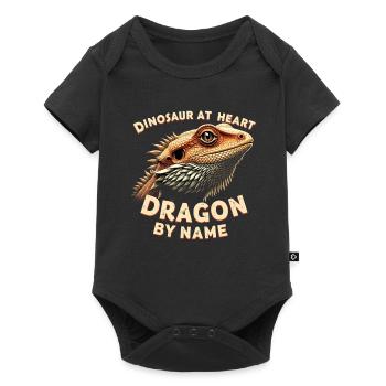 Bearded Dragon Bartagame - Baby Premium short-sleeve bodysuit - black - Front