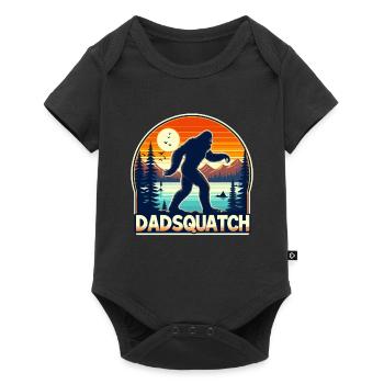 Bigfoot DADSQUATCH Dad Dad Dad Gift - Baby Premium short-sleeve bodysuit - black - Front
