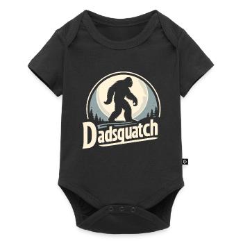 Bigfoot DADSQUATCH Dad Dad Dad Gift - Baby Premium short-sleeve bodysuit - black - Front