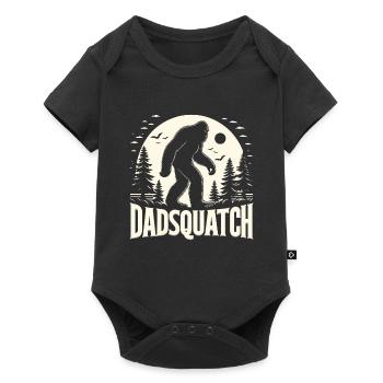 Bigfoot DADSQUATCH Dad Dad Dad Gift - Baby Premium short-sleeve bodysuit - black - Front