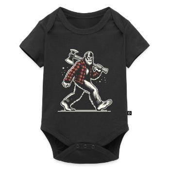 Bûcheron Forester Bigfoot - Body à manches courtes Premium Bébé - noir - Devant
