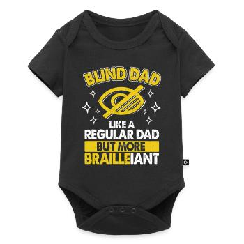 Blind Dad - Baby Premium short-sleeve bodysuit - black - Front