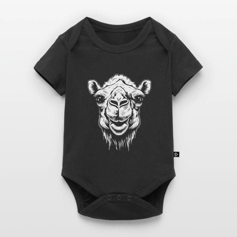 Kamel Kamelkopf Baby Premium Kurzarmbody