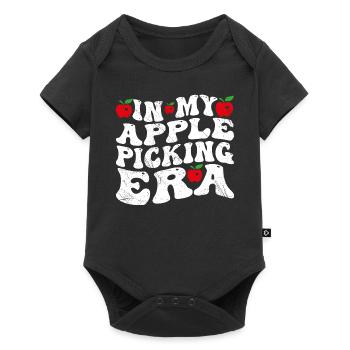 In My Apple Picking Era - Baby Premium short-sleeve bodysuit - black - Front