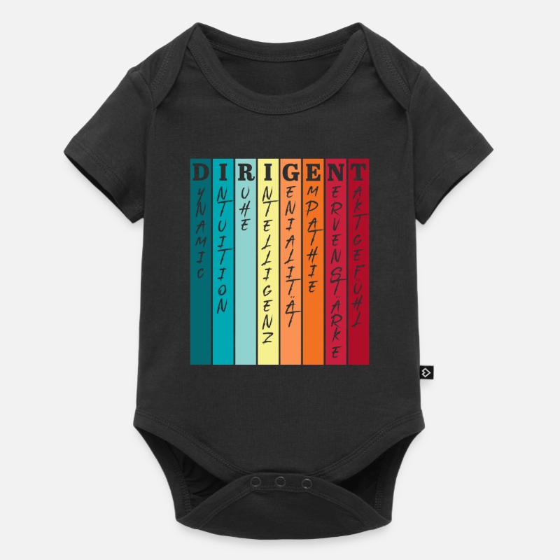 Dirigent Eigenschaften Chorleiter Musiklehrer - Baby Premium Kurzarmbody - Schwarz