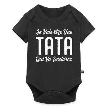 I'm going to be a Auntie who's going to rock - Baby Premium short-sleeve bodysuit - black - Front