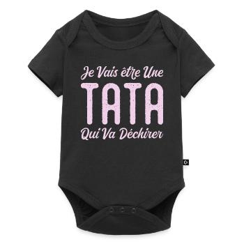 I'm going to be a Auntie who's going to rock - Baby Premium short-sleeve bodysuit - black - Front