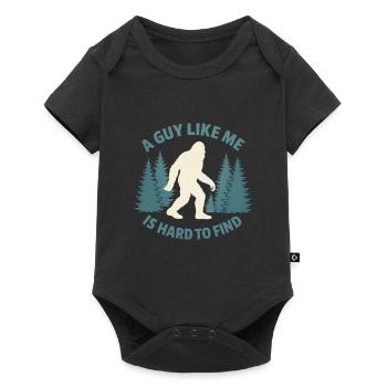 Drôle de Bigfoot Un gars comme moi est difficile à trouver en forêt - Body à manches courtes Premium Bébé - noir - Devant