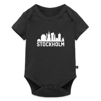 Horizon de Stockholm - Body à manches courtes Premium Bébé - noir - Devant