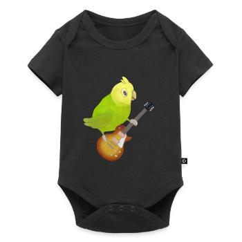 Guitare E-guitare cadeau pour enfants - Body à manches courtes Premium Bébé - noir - Devant