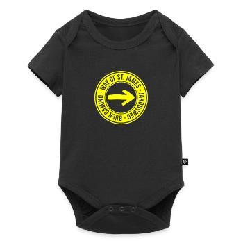 Pilgrimage on the Camino de Santiago - Baby Premium short-sleeve bodysuit - black - Front