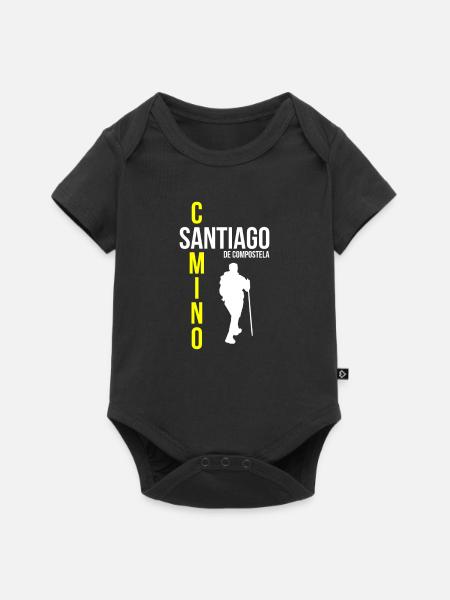 Camino de Santiago Pilgrims - Baby Premium short-sleeve bodysuit - black