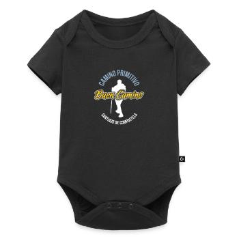 Buen Camino Primitivo Santiago de Compostela - Baby Premium short-sleeve bodysuit - black - Front